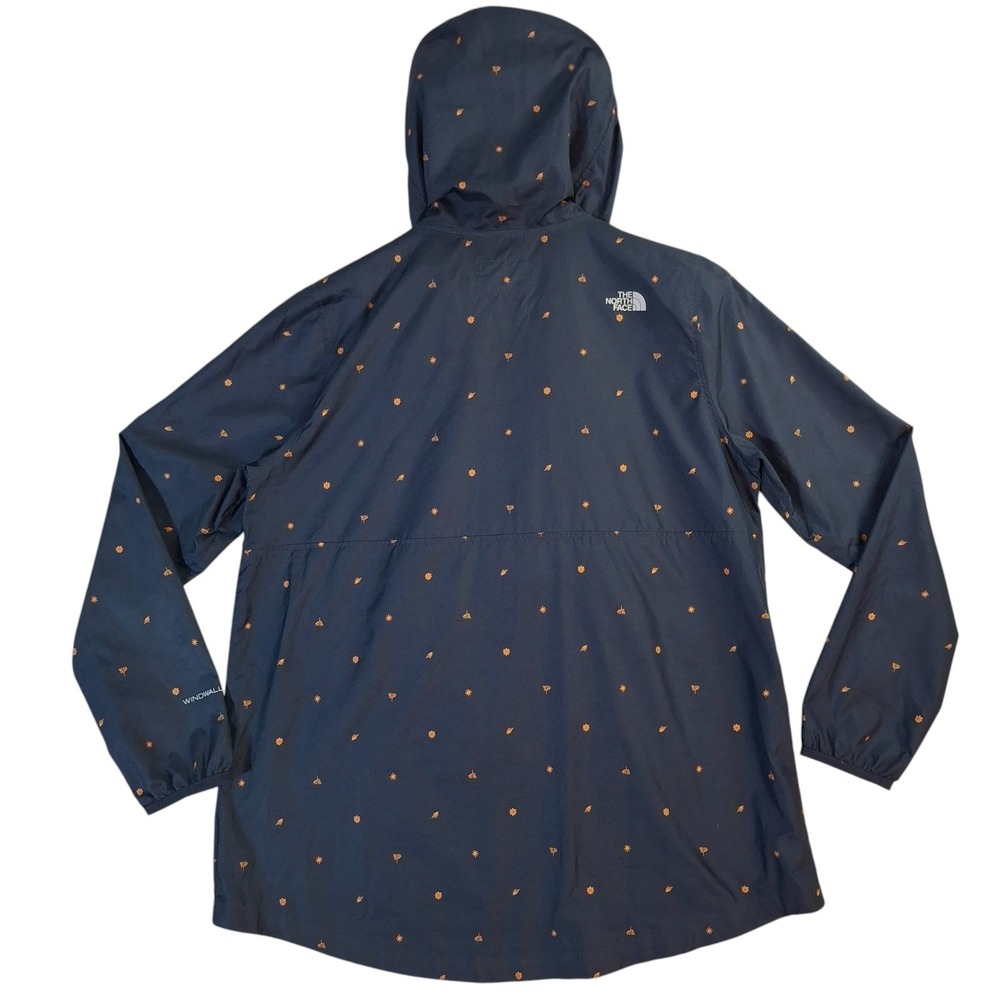 The North Face Fanorak Jacket Women's M Floral WindWall Hooded Outdoor Hiking - Picture 2 of 11